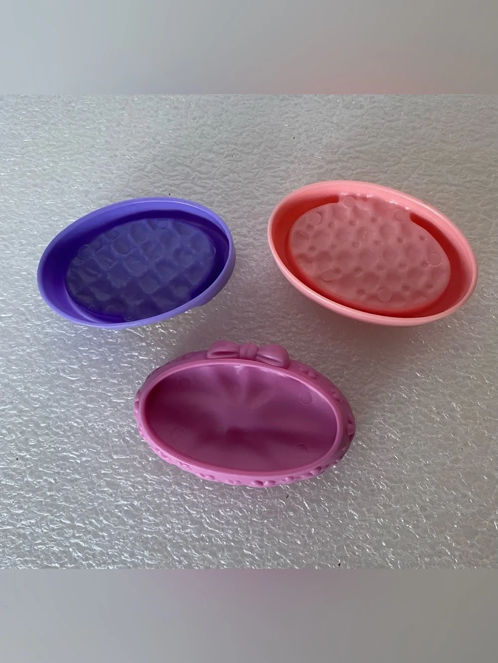 Set of 3 Vintage Littlest Pet Shop LPS Basket Beds